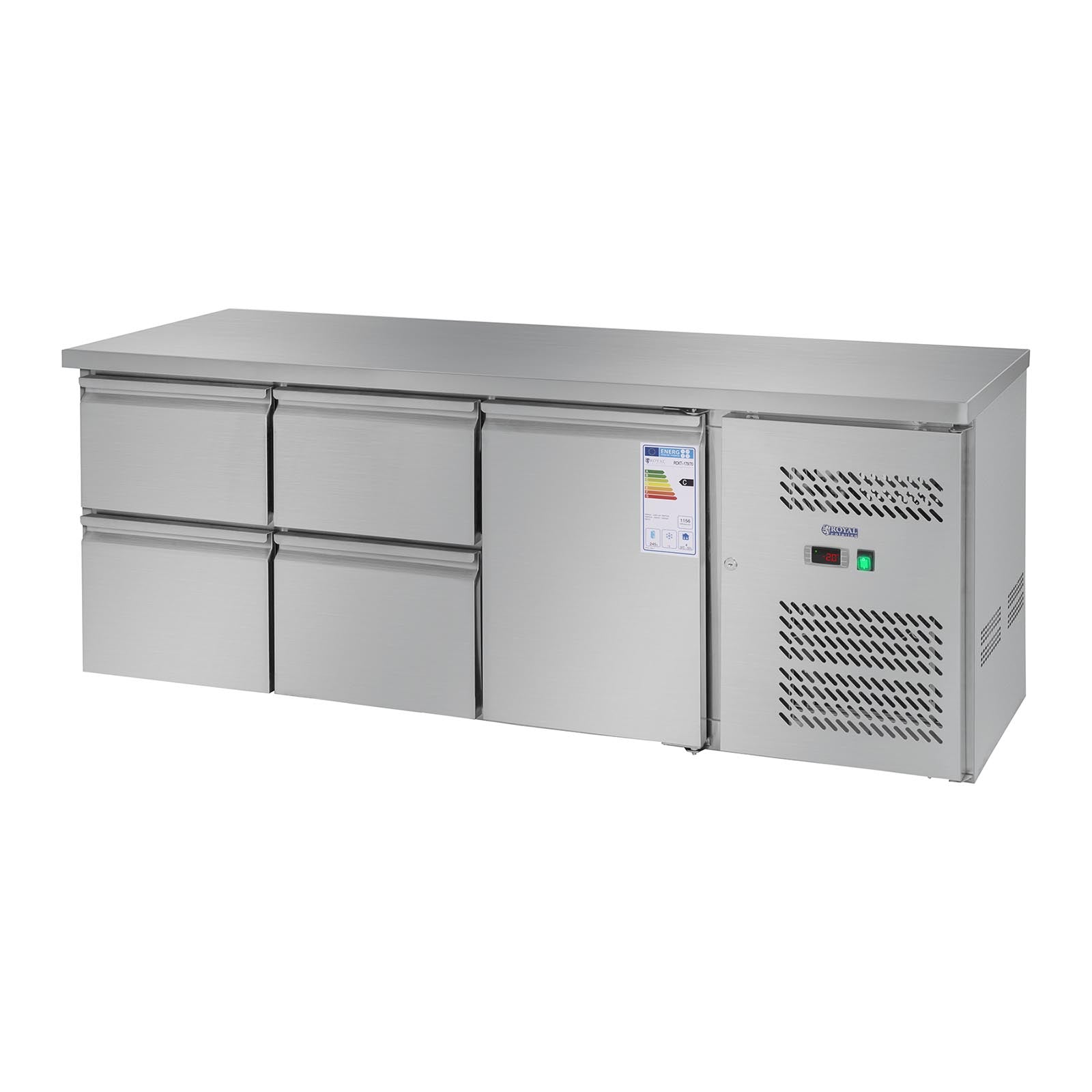 Tavolo refrigerato 403 litri 1 porta 4 cassetti 14_0005371