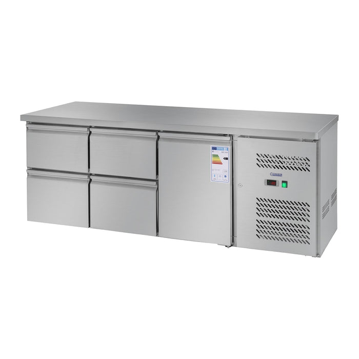 Tavolo refrigerato 403 litri 1 porta 4 cassetti 14_0005371