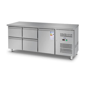 Tavolo refrigerato 403 litri 1 porta 4 cassetti 14_0005371