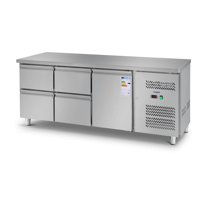 Tavolo refrigerato 403 litri 1 porta 4 cassetti 14_0005371
