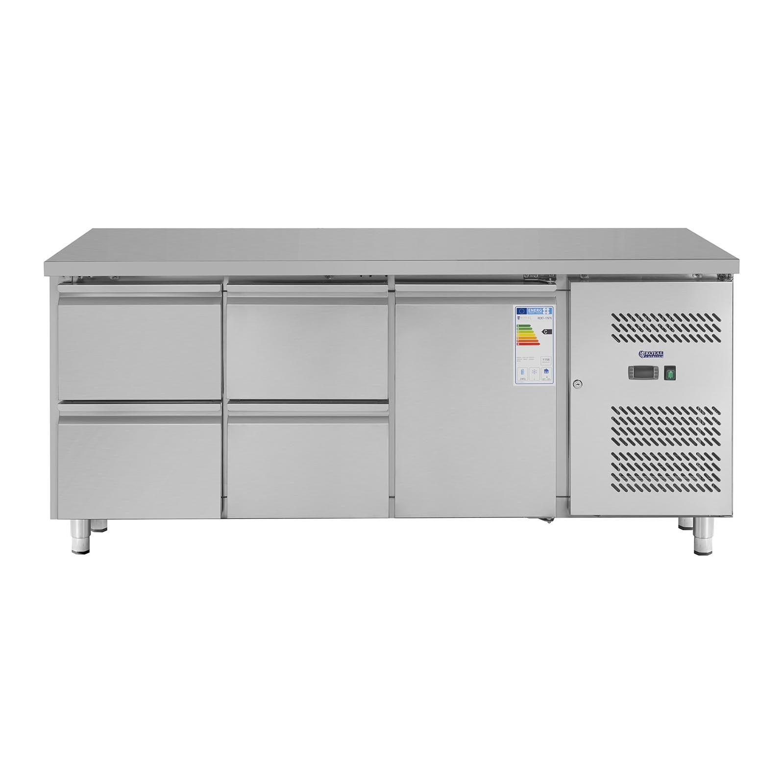 Tavolo refrigerato 403 litri 1 porta 4 cassetti 14_0005371