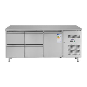Tavolo refrigerato 403 litri 1 porta 4 cassetti 14_0005371