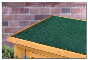 Conigliera piccola casa per animali 116 x 66 x 45 cm