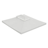 Easycomfort Copertura per Gazebo da Giardino Tetto Sostitutivo Anti-UV Impermeabile in Poliestere 3x4m, Crema