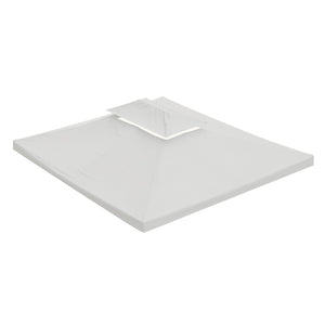 Easycomfort Copertura per Gazebo da Giardino Tetto Sostitutivo Anti-UV Impermeabile in Poliestere 3x4m, Crema