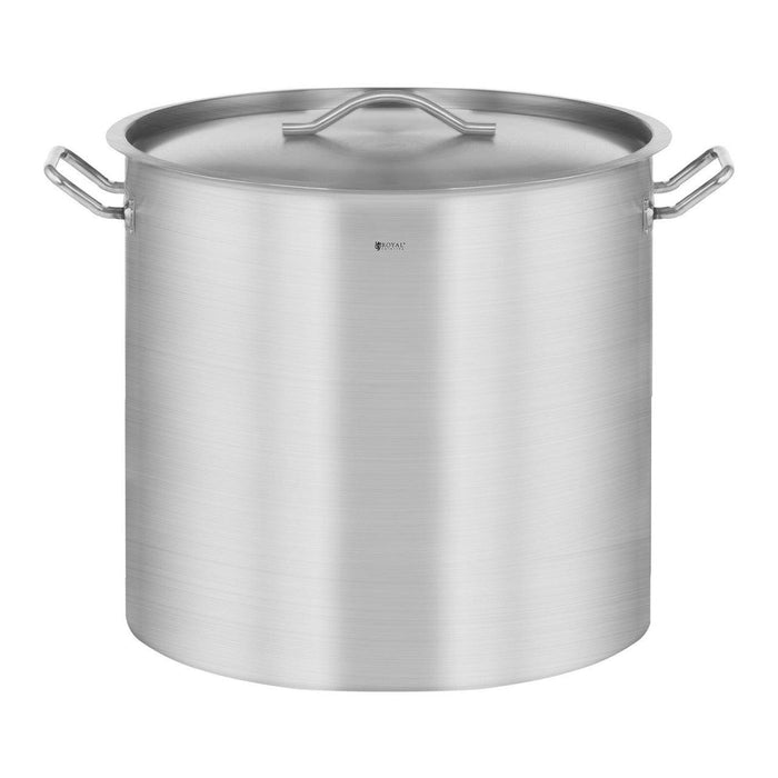 Pentola a induzione con fondo triplo sandwich 71 litri spessore fondo 6 mm acciaio inox 14_0000842