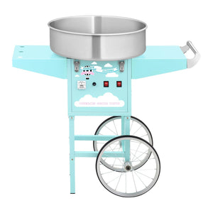 Macchina per zucchero filato con carrello 52 cm 1200 watt turchese 14_0002278