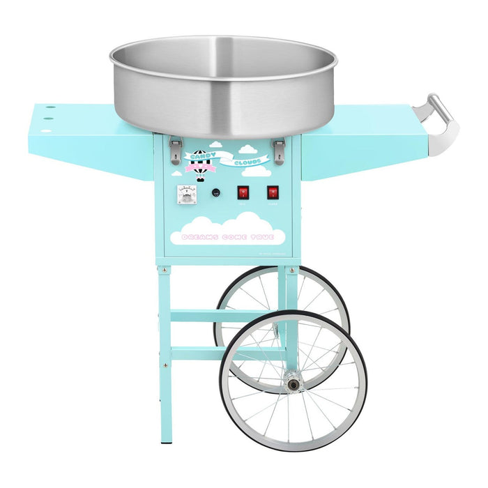 Macchina per zucchero filato con carrello 52 cm 1200 watt turchese 14_0002278