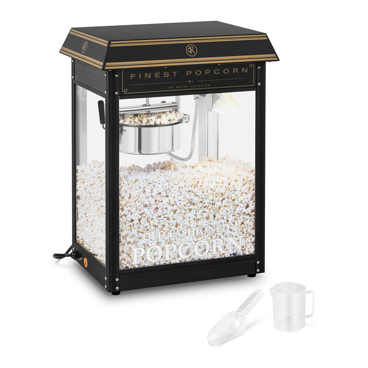 Macchina per popcorn nera e oro 14_0002332