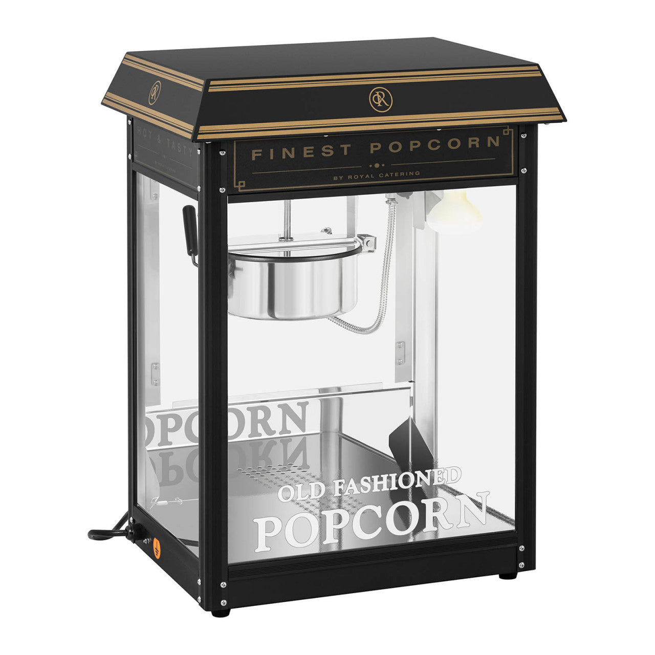 Macchina per popcorn nera e oro 14_0002332