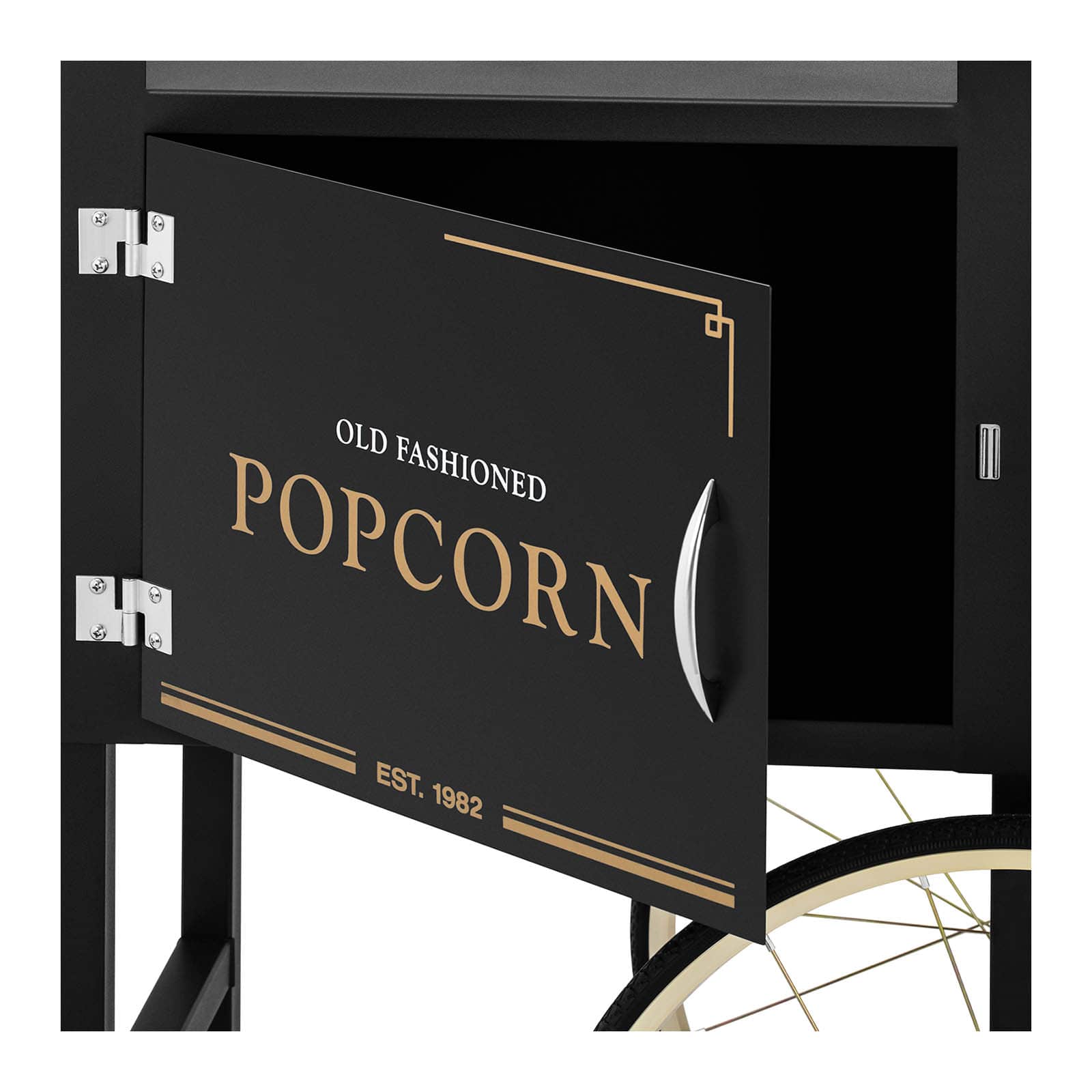 Carrello popcorn nero e oro 14_0004912