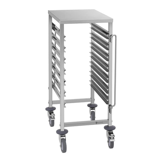 Carrello porta teglie GN professionale a 7 guide, acciaio inox 14_0005062