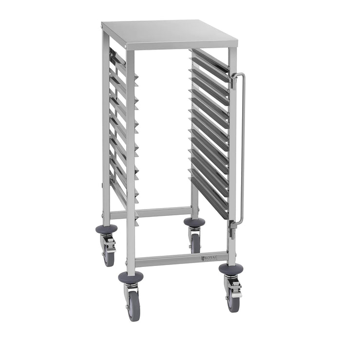 Carrello porta teglie GN professionale a 7 guide, acciaio inox 14_0005062