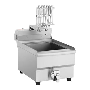 Friggitrice elettrica professionale da ristorante 10 litri con rubinetto di scarico 14_0001780