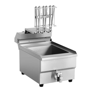 Friggitrice elettrica professionale ristorante 16 litri 6.000 watt valvola di scarico zona fredda 14_0001783