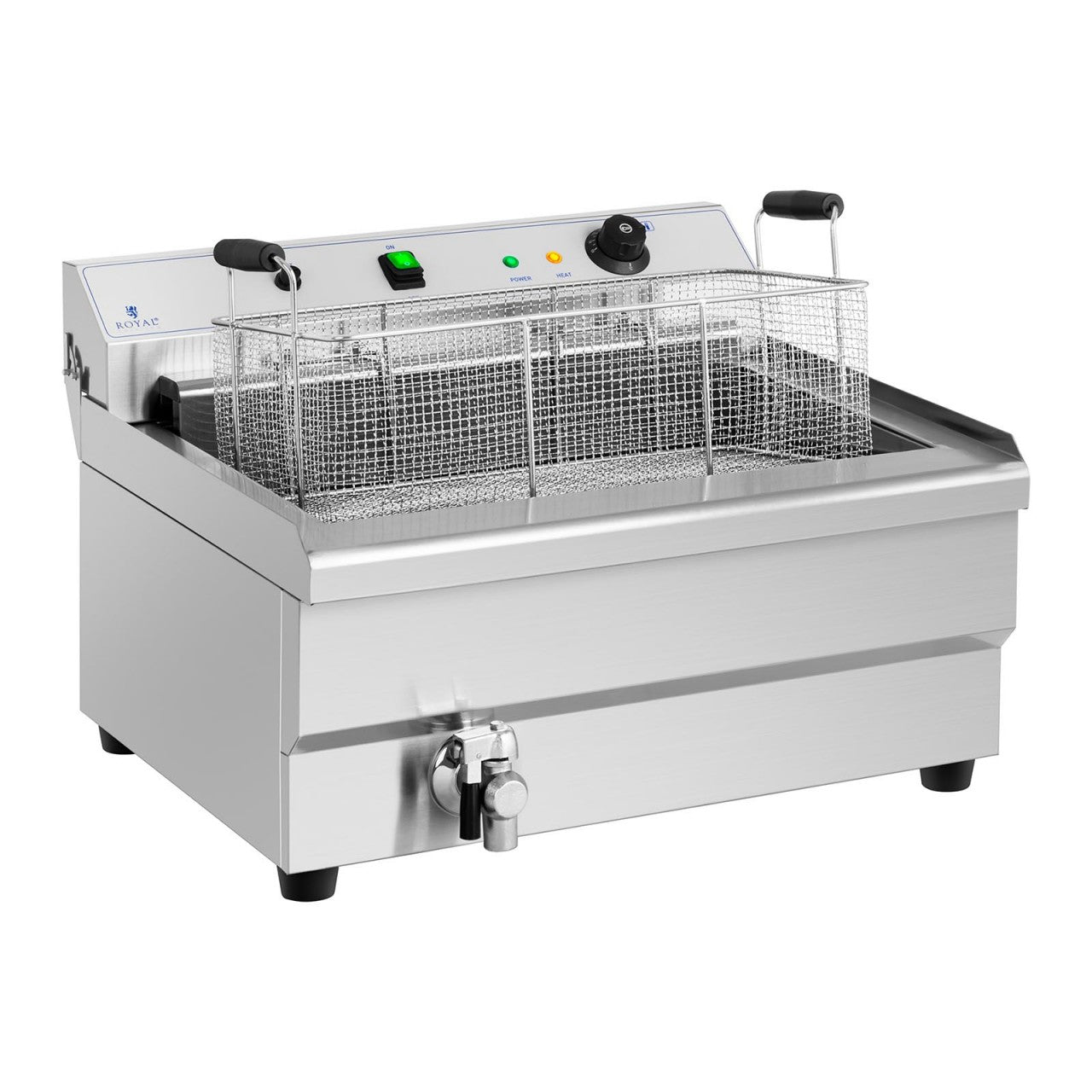Friggitrice professionale per ciambelle ristorante 30 litri 9.000 W zona fredda 14_0001770