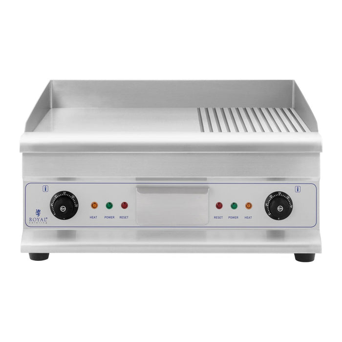 Piastra elettrica doppia rigata plancha 60 cm 6.400 watt 14_0002861