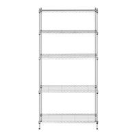 Scaffale professionale per garage e officina 35 x 90 x 180 cm 150 kg metallo grigio 14_0001536