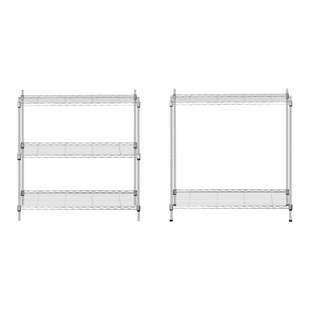Scaffale professionale 5 ripiani 35 x 55 x 150 cm - 150 kg grigio metallizzato 14_0001535