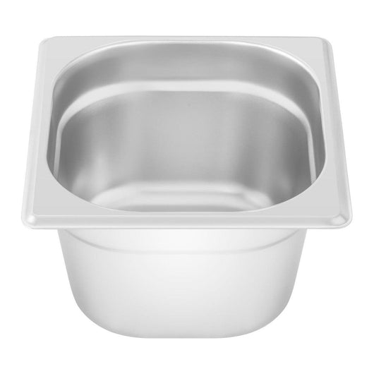 Contenitore vassoio gastro acciaio inox GN - 1/6 - 100 mm 14_0000531