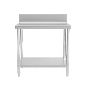 Tavolo da lavoro cucina professionale acciaio inox eninox 80 x 60 cm portata 190 kg 14_0003664