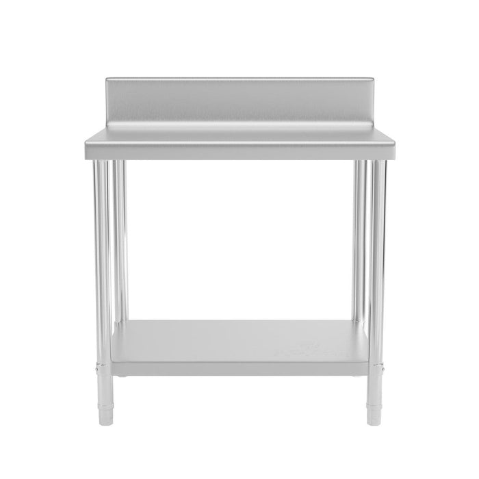 Tavolo da lavoro cucina professionale acciaio inox eninox 80 x 60 cm portata 190 kg 14_0003664