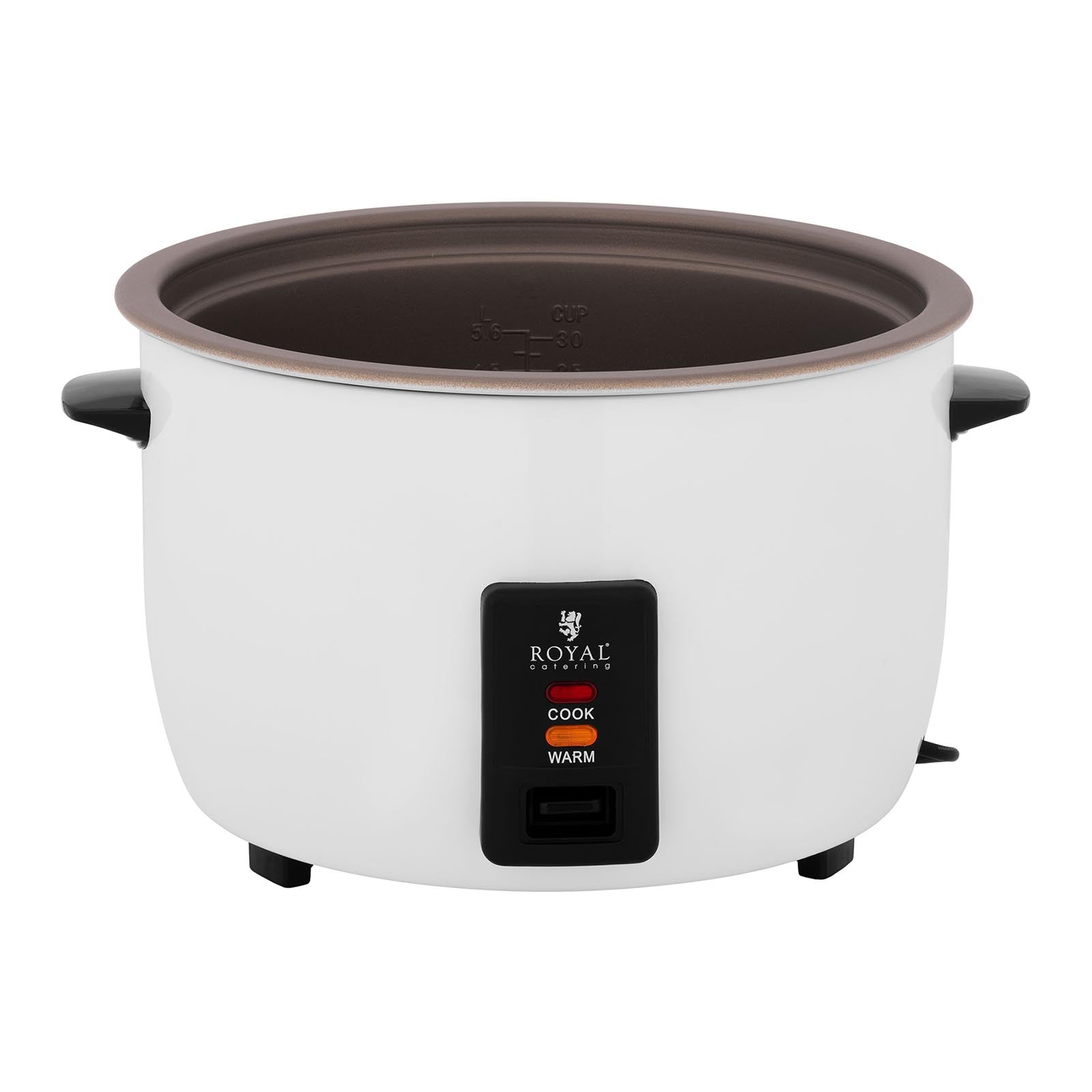 Cuociriso a vapore cuociriso elettrico 1950 watt 13 litri corpo in acciaio inox serbatoio in alluminio antiaderente misurino e cucchiaio 14_0003947