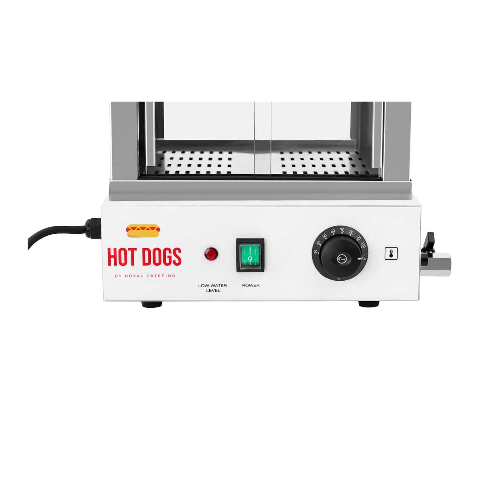 Vaporiera per hot dog 100 salsicce 25 panini 1000 watt 14_0004974