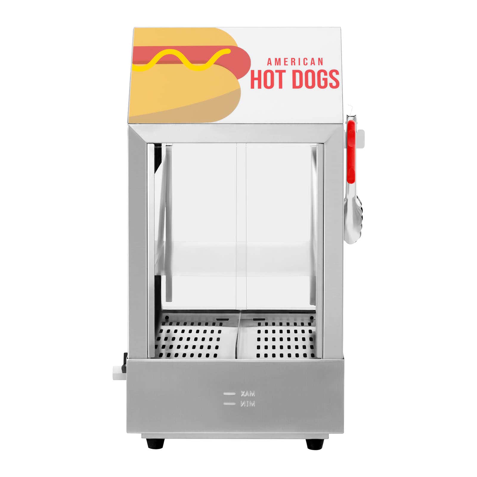 Vaporiera per hot dog 100 salsicce 25 panini 1000 watt 14_0004974