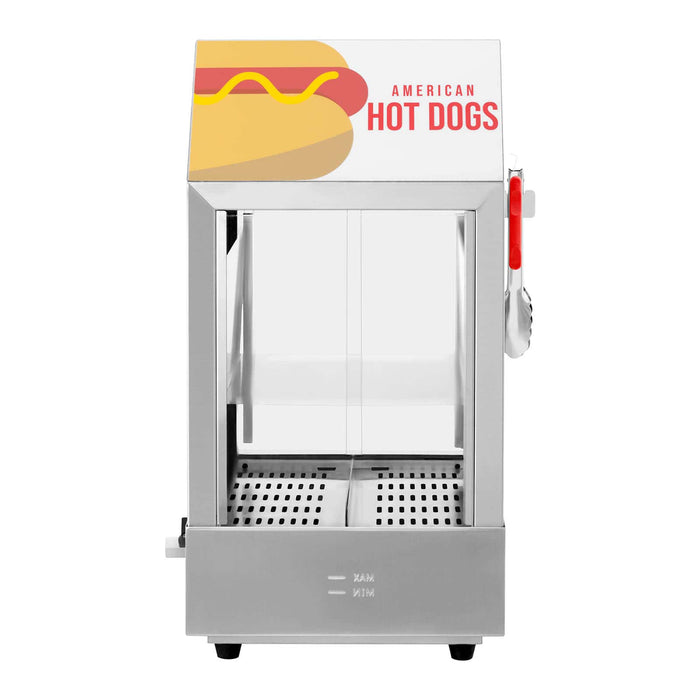 Vaporiera per hot dog 100 salsicce 25 panini 1000 watt 14_0004974