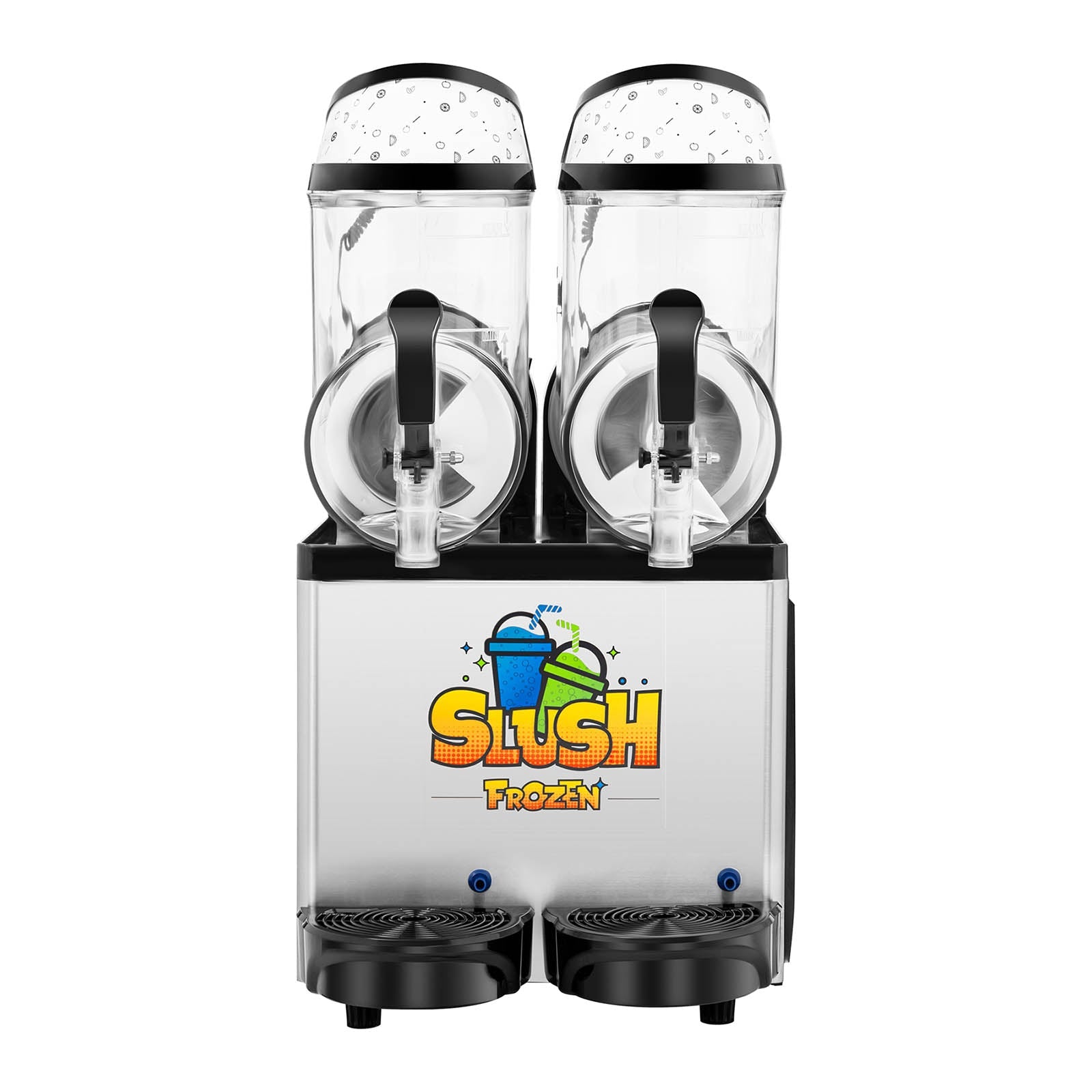 Macchina per granito 2 x 10 litri LED motore 600 watt 14_0002301