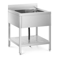 Lavello professionale 1 vasca 50 x 50 x 25,5 cm inox 14_0000164