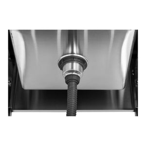 Lavello professionale 1 vasca 50 x 50 x 25,5 cm inox 14_0000164