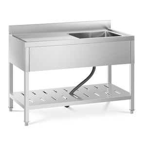 Lavello professionale 1 vasca 49 x 42 x 24 cm inox 14_0000163