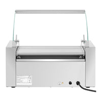 Griglia per salsicce 5 rulli cassetto scaldavivande acciaio inox 14_0001919