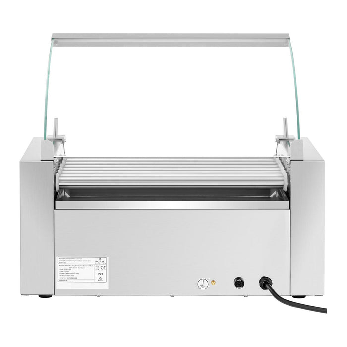 Griglia per salsicce 5 rulli cassetto scaldavivande acciaio inox 14_0001919