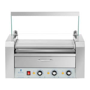 Griglia per salsicce 5 rulli cassetto scaldavivande acciaio inox 14_0001919