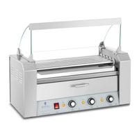 Griglia per salsicce 5 rulli cassetto scaldavivande acciaio inox 14_0001919