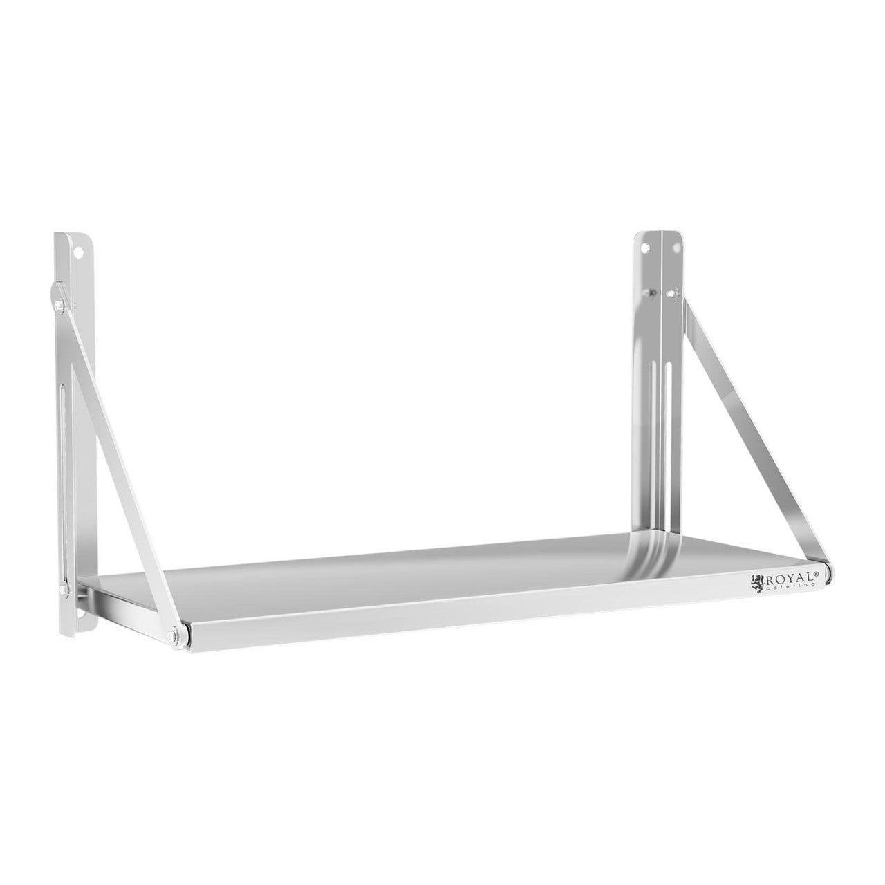 Mensola professionale professionale da parete pieghevole in acciaio inox 80 x 30 cm 40 kg 14_0001578