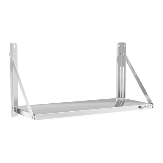 Mensola professionale professionale da parete pieghevole in acciaio inox 80 x 30 cm 40 kg 14_0001578