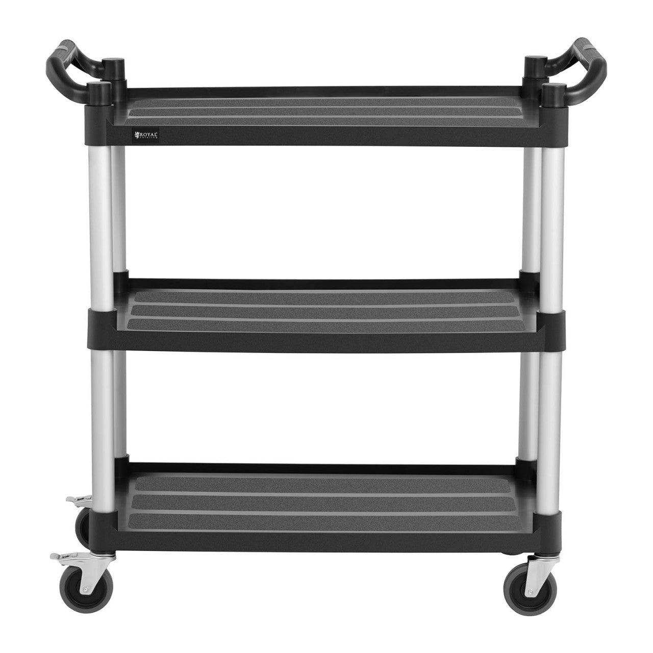 Carrello di servizio da cucina con 3 ripiani e ruote - 49 x 84 cm 14_0000100