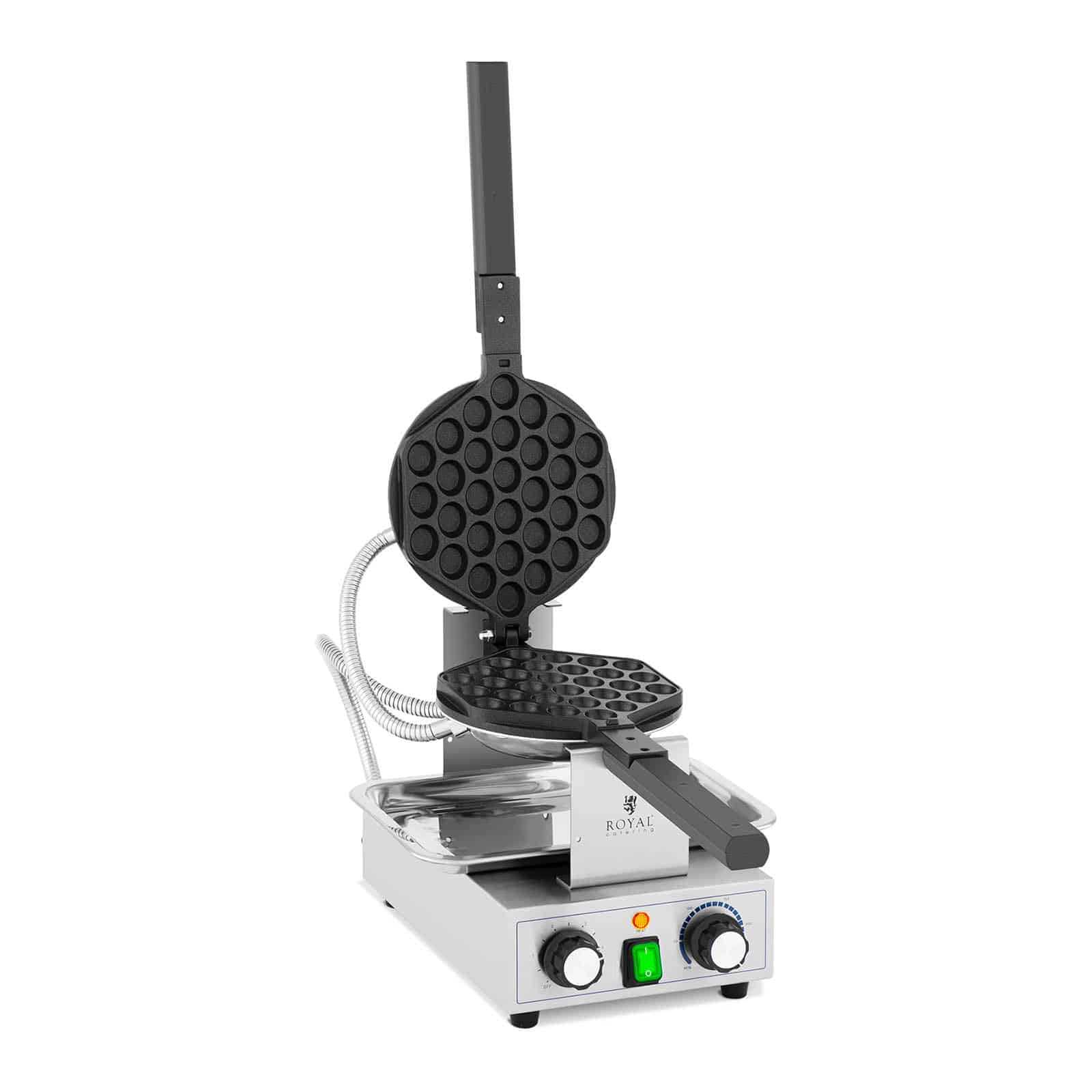 Macchina per waffle a bolle 1.400 watt - 50 - 250 °C - Temporizzatore: 0 - 5 min 14_0004850