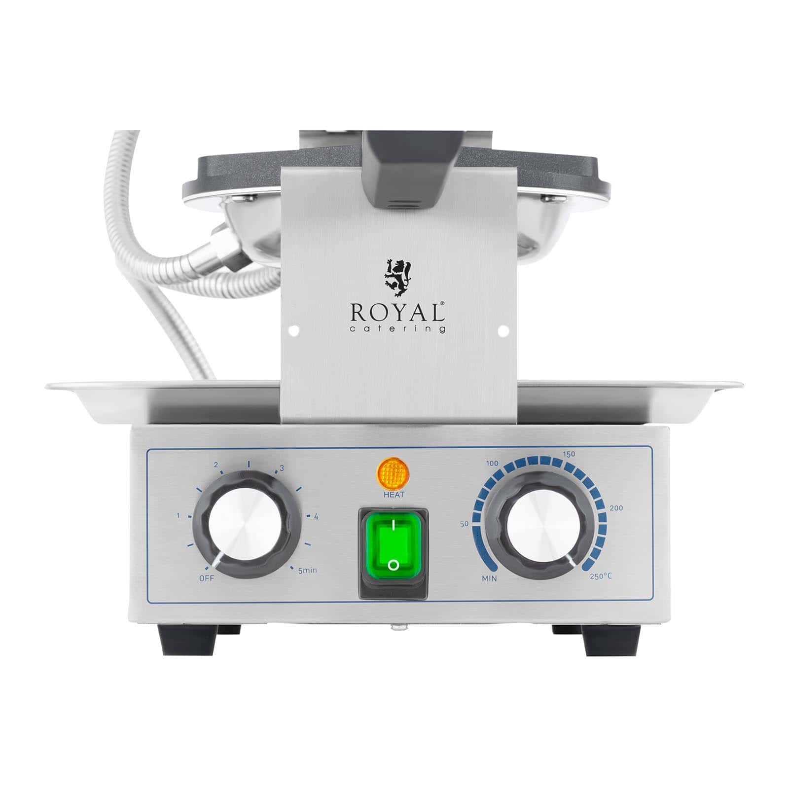 Macchina per waffle a bolle 1.400 watt - 50 - 250 °C - Temporizzatore: 0 - 5 min 14_0004850