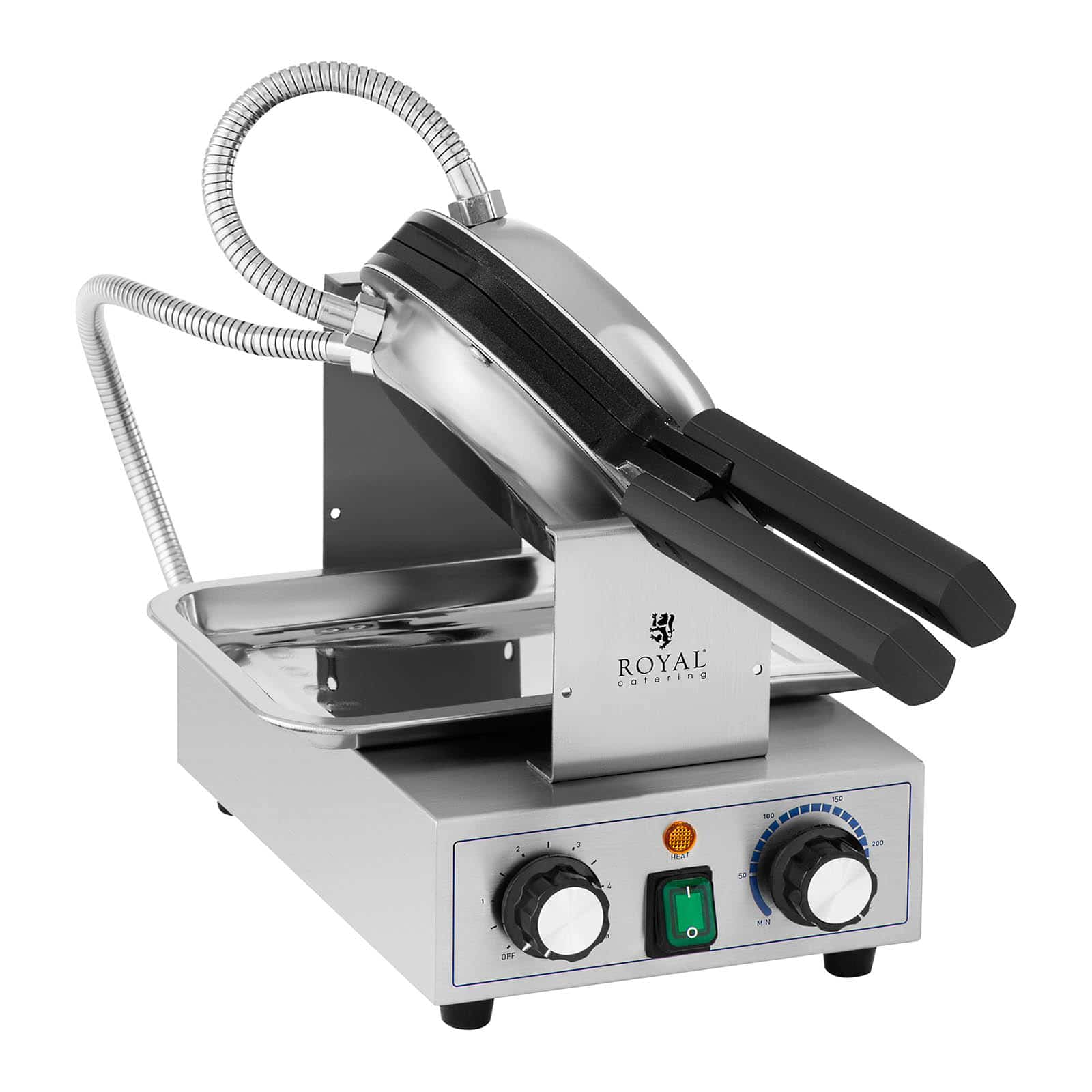 Macchina per waffle a bolle 1.400 watt - 50 - 250 °C - Temporizzatore: 0 - 5 min 14_0004850