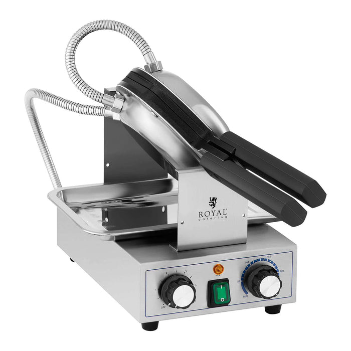 Macchina per waffle a bolle 1.400 watt - 50 - 250 °C - Temporizzatore: 0 - 5 min 14_0004850