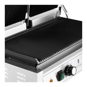 Macchina per panini doppia griglia 3.600 watt apparecchio di cottura professionale rigato acciaio inox 14_0004004