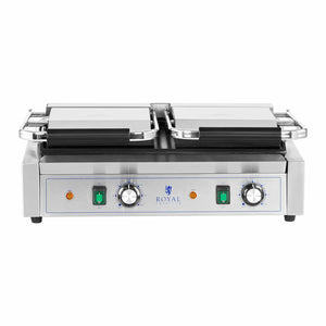 Macchina per panini liscia plancha elettrica doppia tostapane 3.600 watt professionale 14_0004006