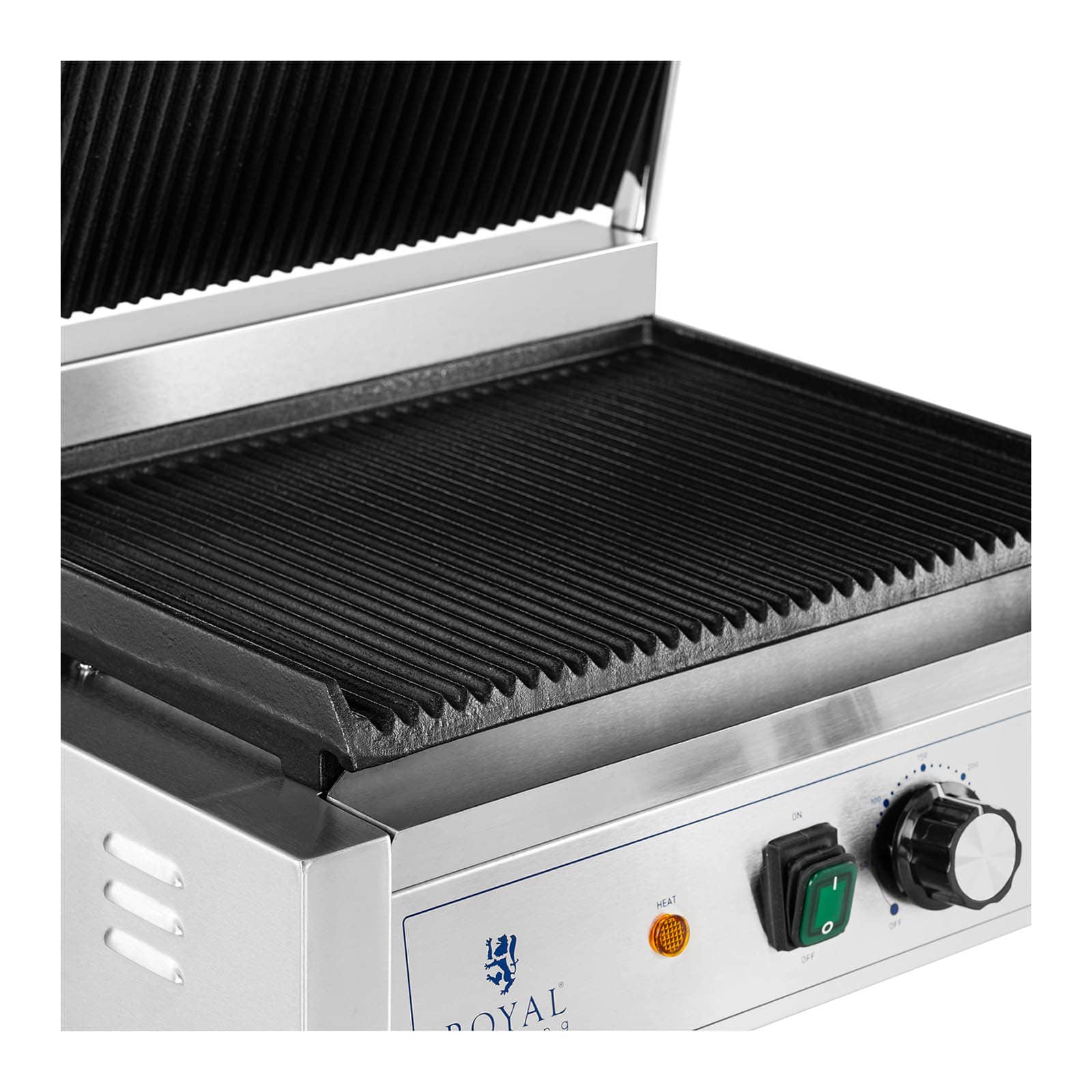 Panini grill machine professionale tostapane croque-monsieur professionale 2.200 Watt 50 - 300 °C acciaio inox 14_0004007