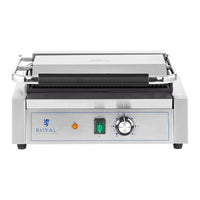 Tostiera elettrica per panini professionale plancha elettrica rigata+liscia 2.200 watt 14_0004008
