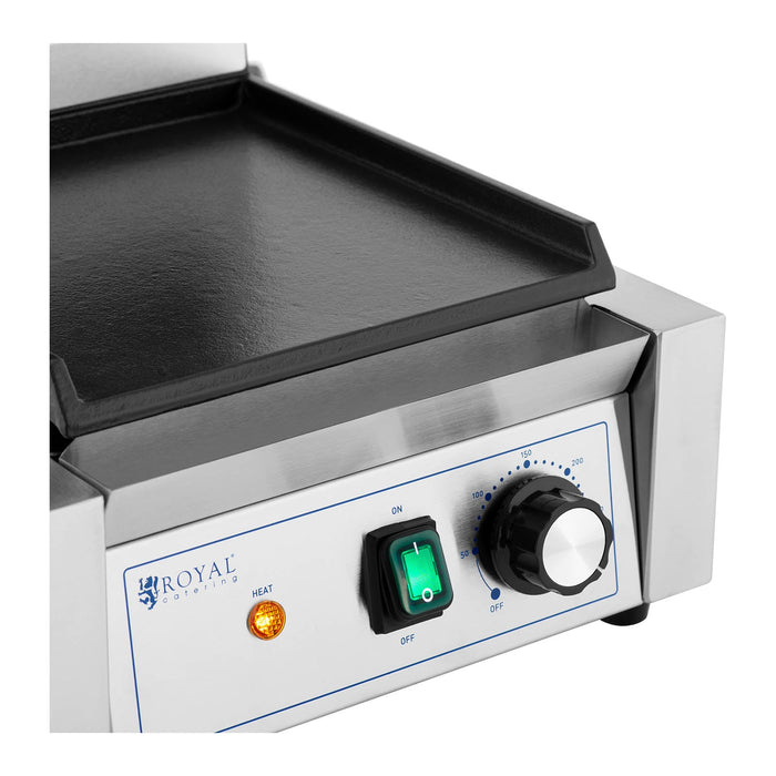 Tostapane elettrico professionale plancha elettrica rigata + liscia 1.800 watt acciaio inox 14_0004011